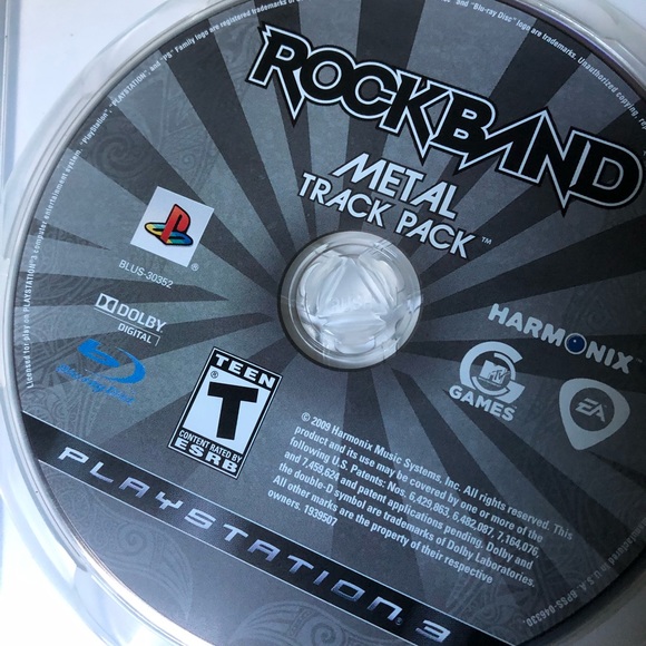 Play Station 3 Rock Band Metal Track Pack RATM Judas Priest, Godsmack, - Picture 3 of 6